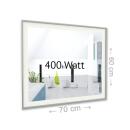 Heizprinz Infrarotheizung Spiegel 400 Watt mit LED Rahmen 60 x 70 cm