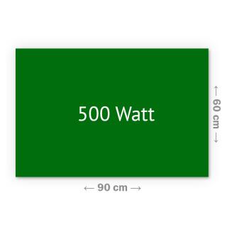 Heizprinz Infrarotheizung Glas RAL 500 Watt rahmenlos 60 x 90 cm